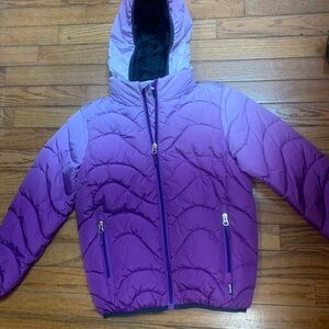 Kids Purple Puffer Jacket
